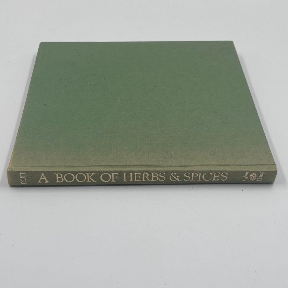 Vintage A Book of Herbs & Spices Gail Duff Hardcover Illustrated 1987